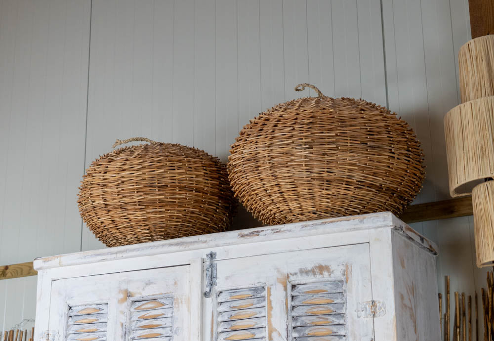 Grove Rieten Hanglamp – Bohemian Ibiza Stijl