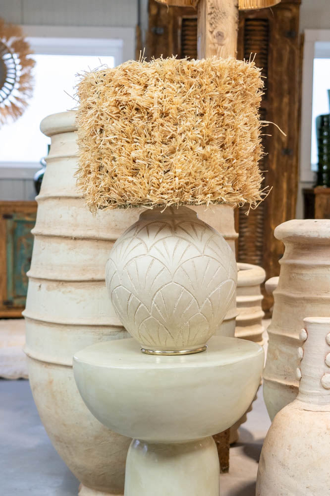 Schemerlamp Keramiek - Bohemian Ibiza Stijl (Zonder Lampenkap)