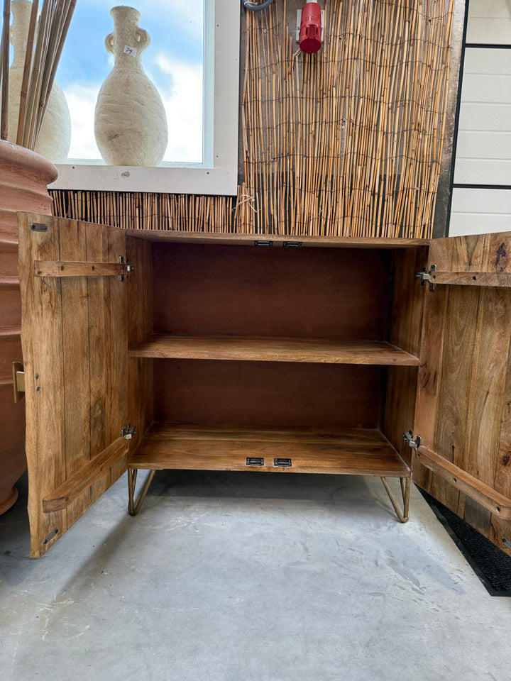 Dressoir cirkel 2 deurs 84x81x40 cm