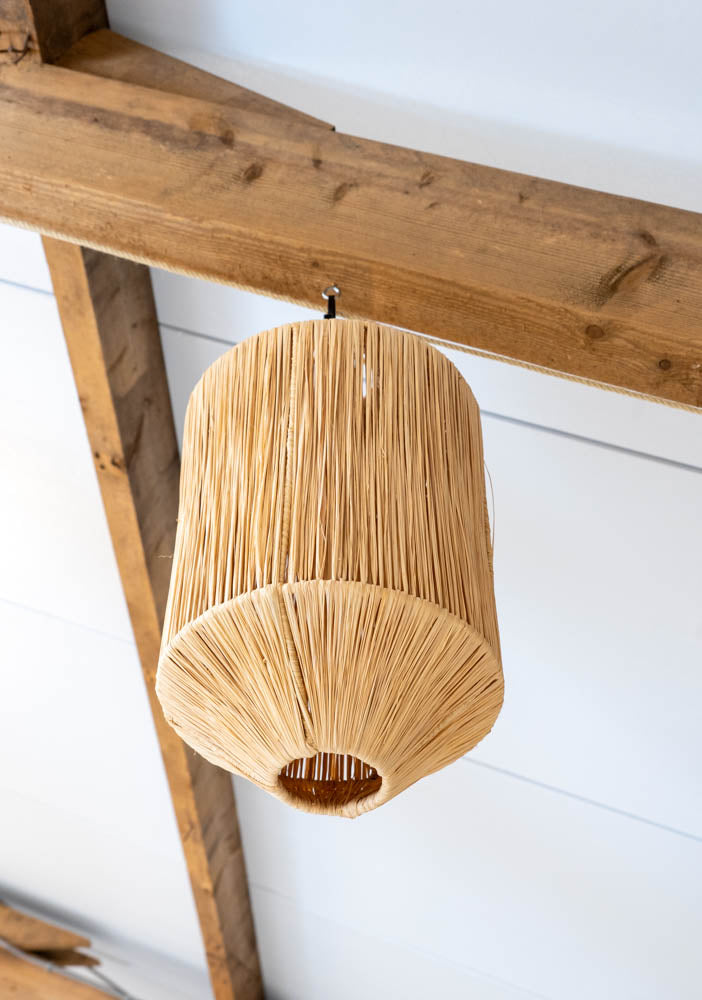 Hanglampen in Raffia - Ibiza / Bohamian stijl