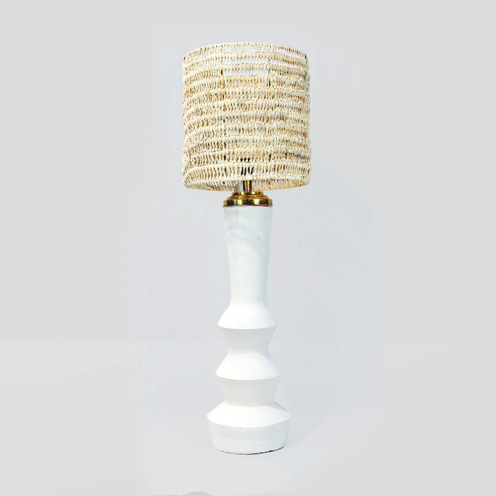 Bohemian & Ibiza Stijl Keramiek Hogestaande Lamp met Kap – 80 cm